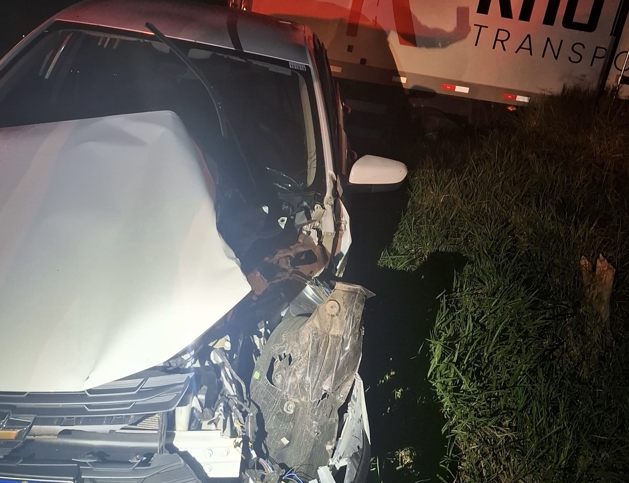 Colisão deixa idoso ferido na PR-151