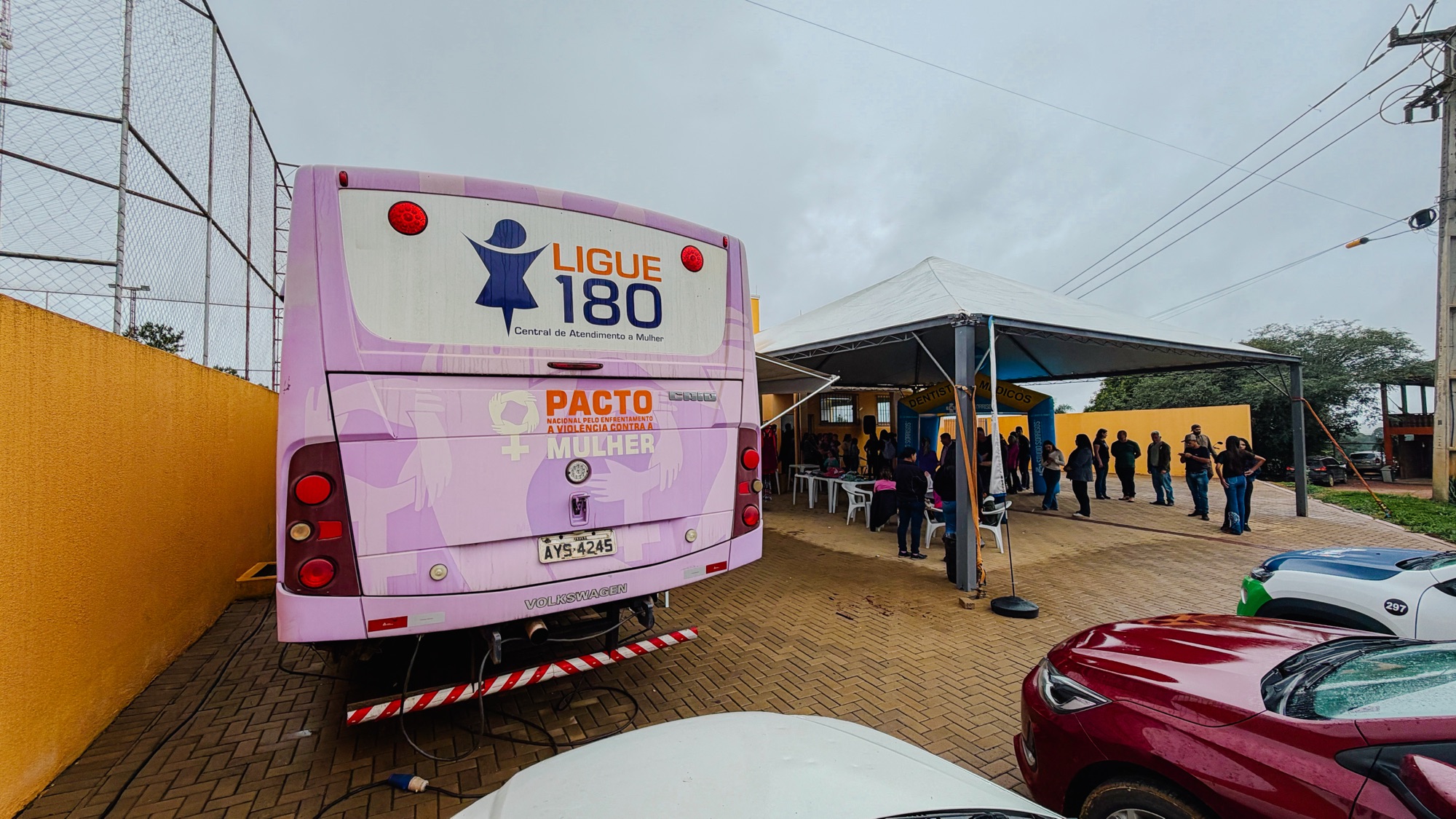 Ação do Março Lilás no Catanduvas registra grande participação da comunidade