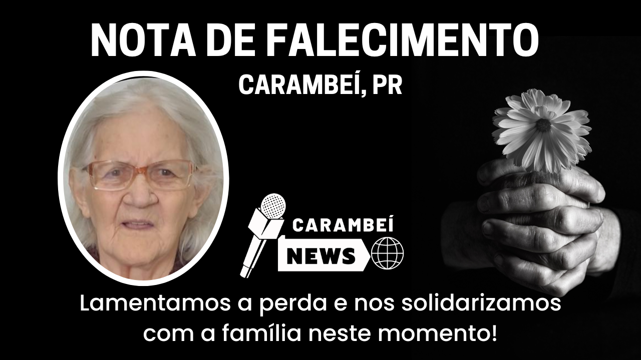 Nota de falecimento – 83 anos | 09/03/2026