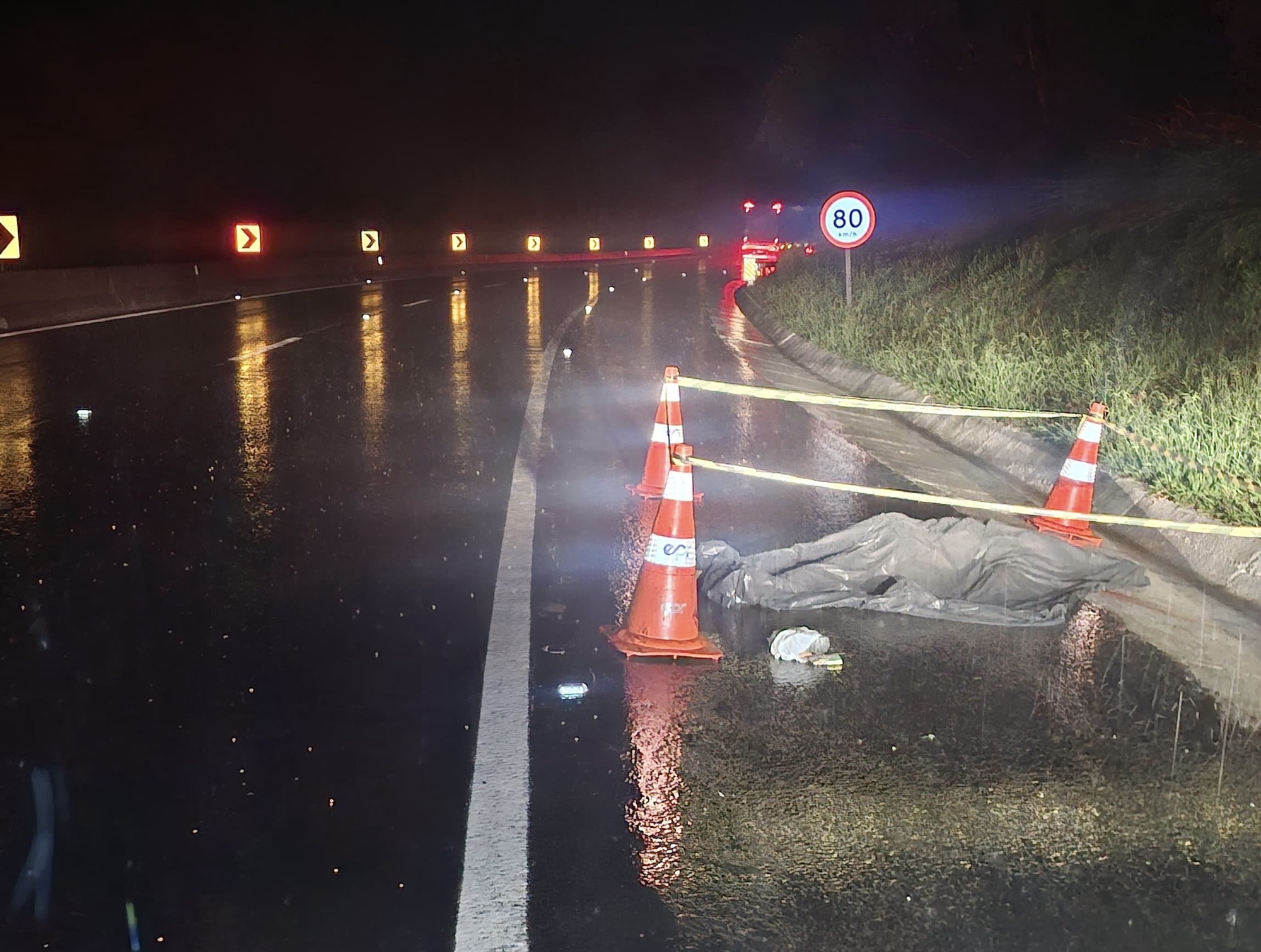 Pedestre morre após atropelamento na PR-151