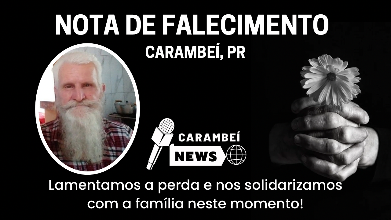 Nota de falecimento – 75 anos – 07/05/2026