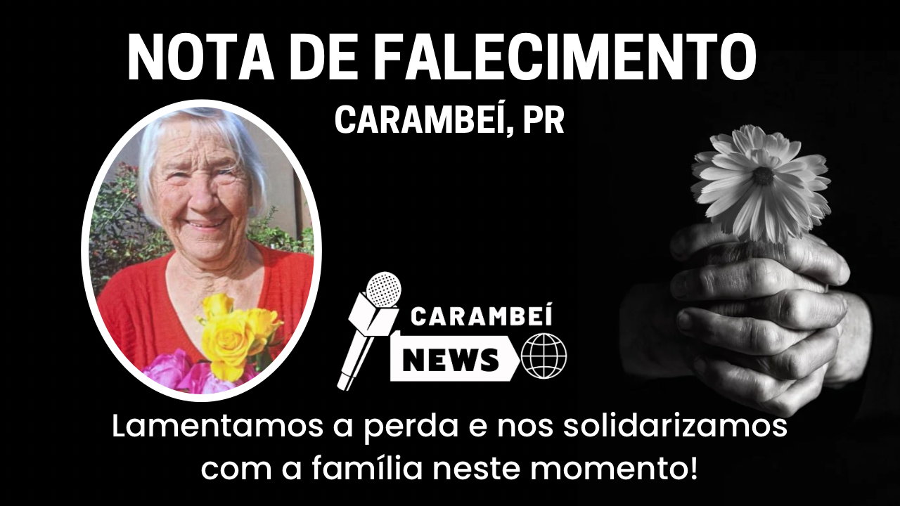 Nota de falecimento – 96 anos | 16/05/2026
