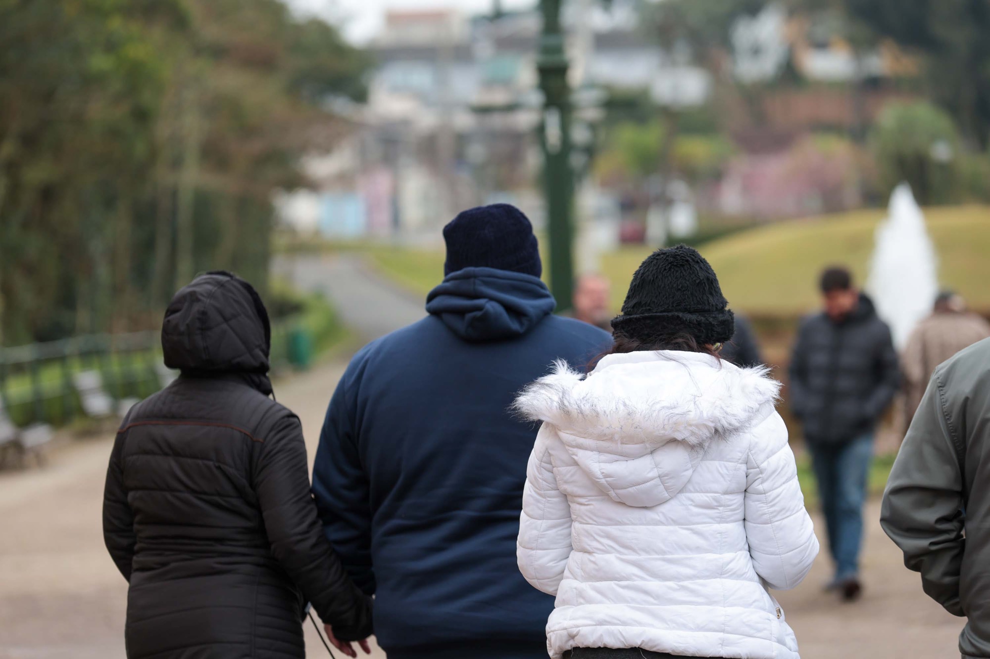 Inverno - Frio -  menor temperatura em Curitiba