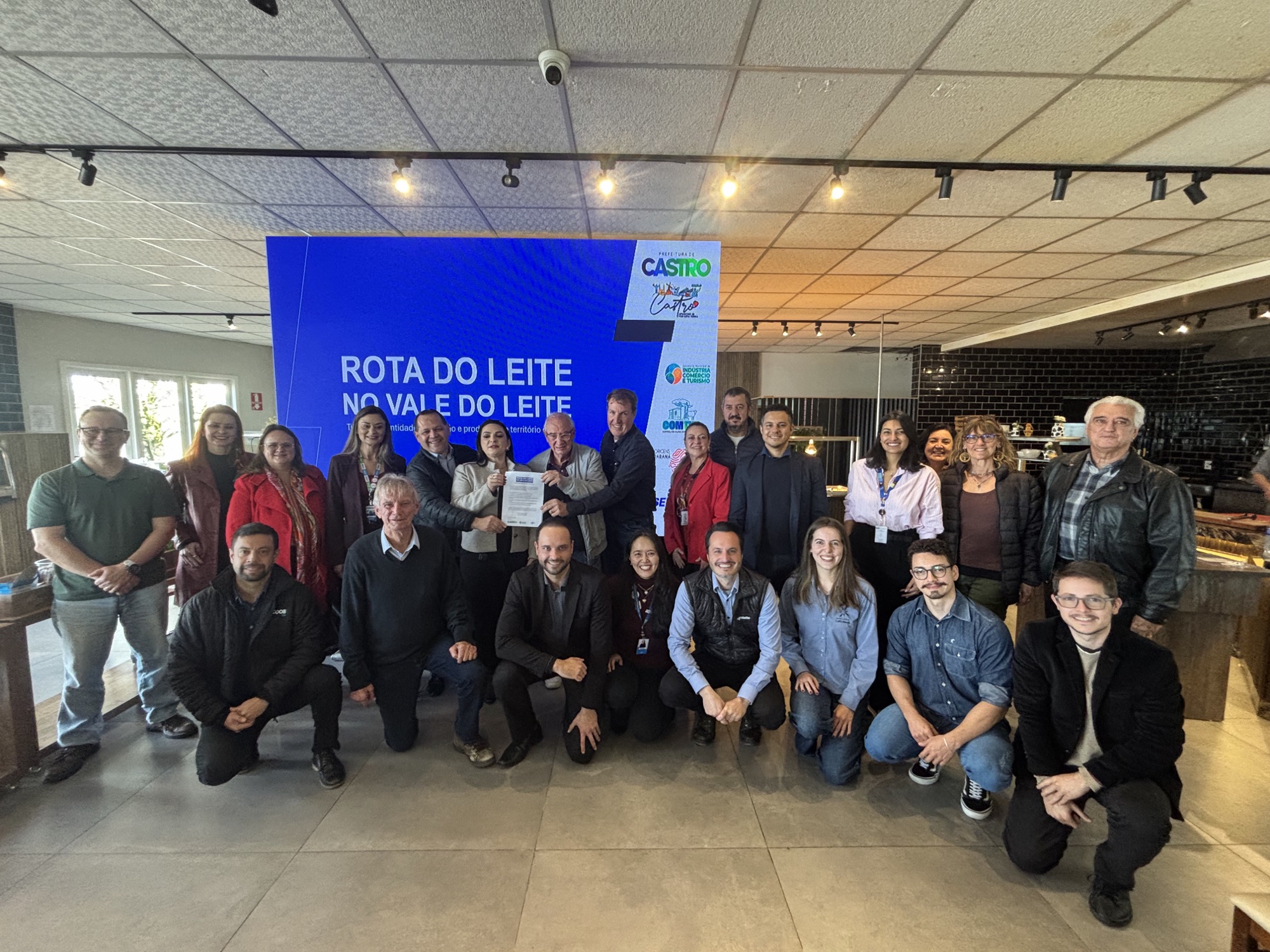 Castro e Sebrae lançam Rota do Leite no Vale do Leite
