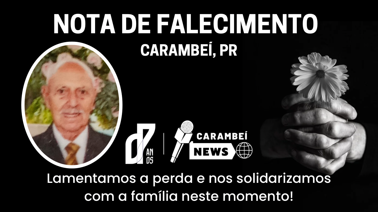 Nota de falecimento – 96 anos | 11/06/2026