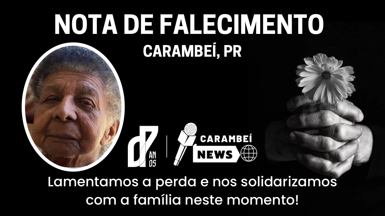 Nota de falecimento – 95 anos | 13/06/2026