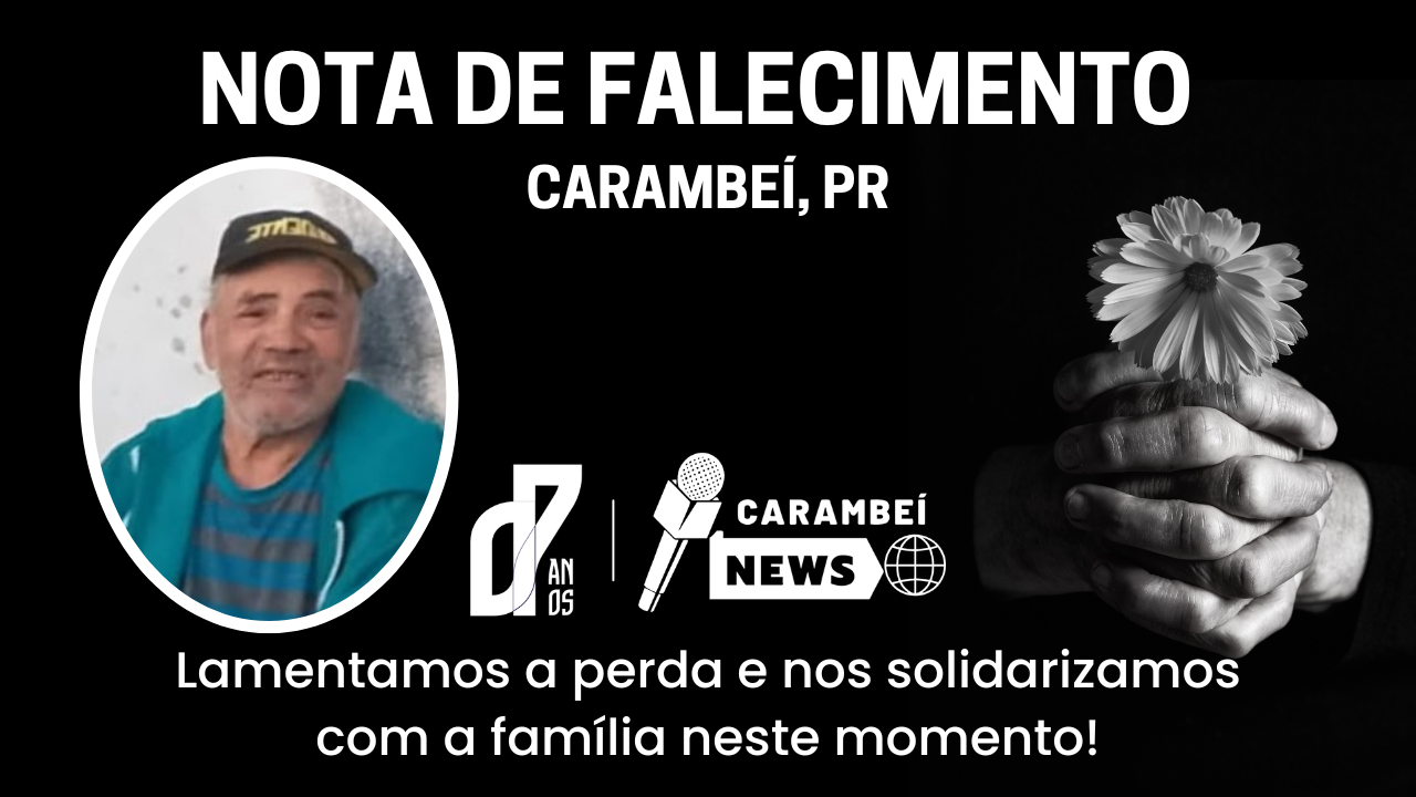Nota de falecimento – 75 anos | 06/06/2026