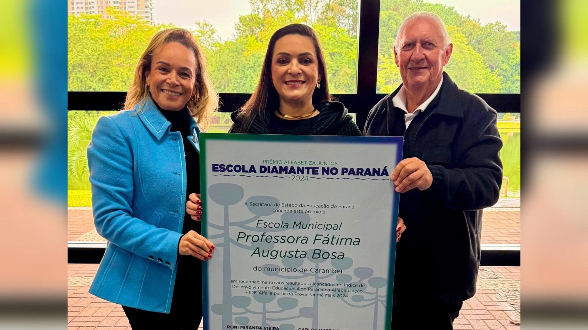 Escola de Carambeí recebe prêmio estadual por excelência na alfabetização