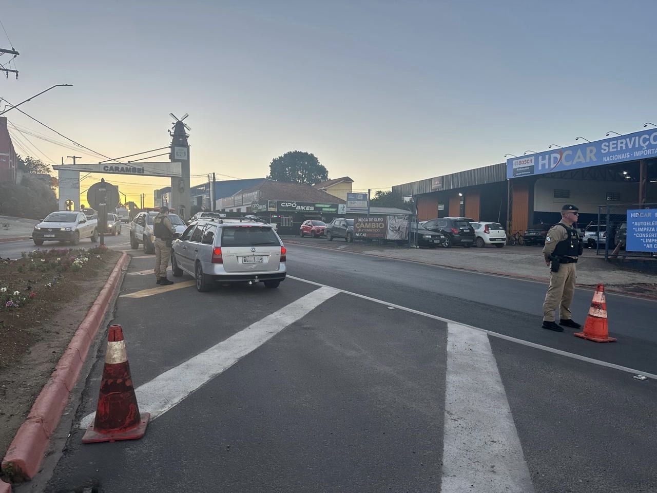 Policiamento é reforçado em Carambeí com ações na cidade e no campo
