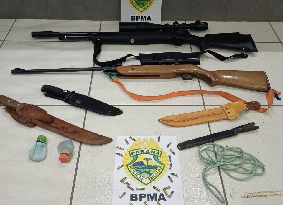 Polícia Ambiental prende homem por porte ilegal de arma de fogo na região