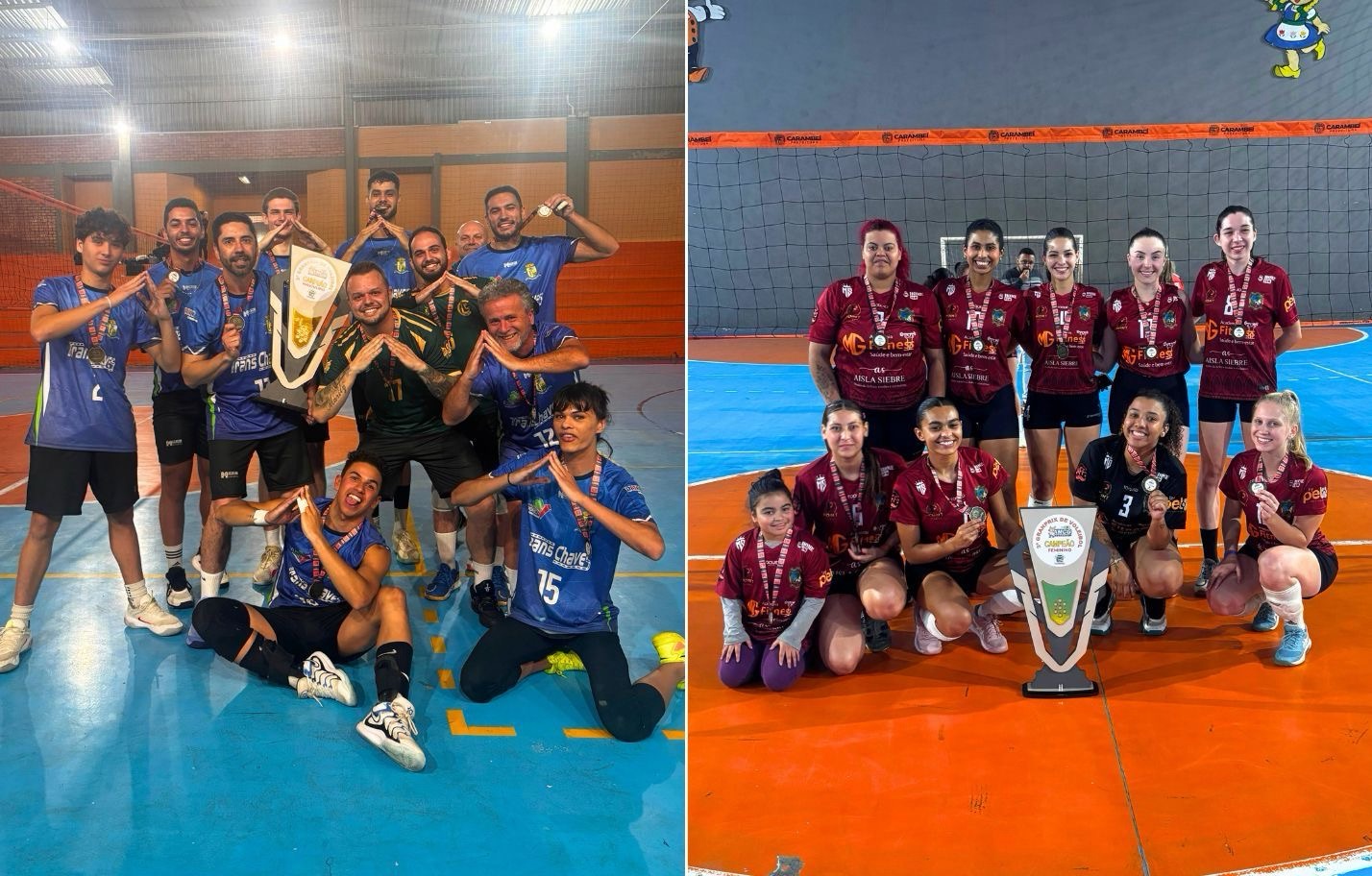 Carambeí recebe 3ª etapa do Grand Prix AMCG de Vôlei e conquista pódio no masculino