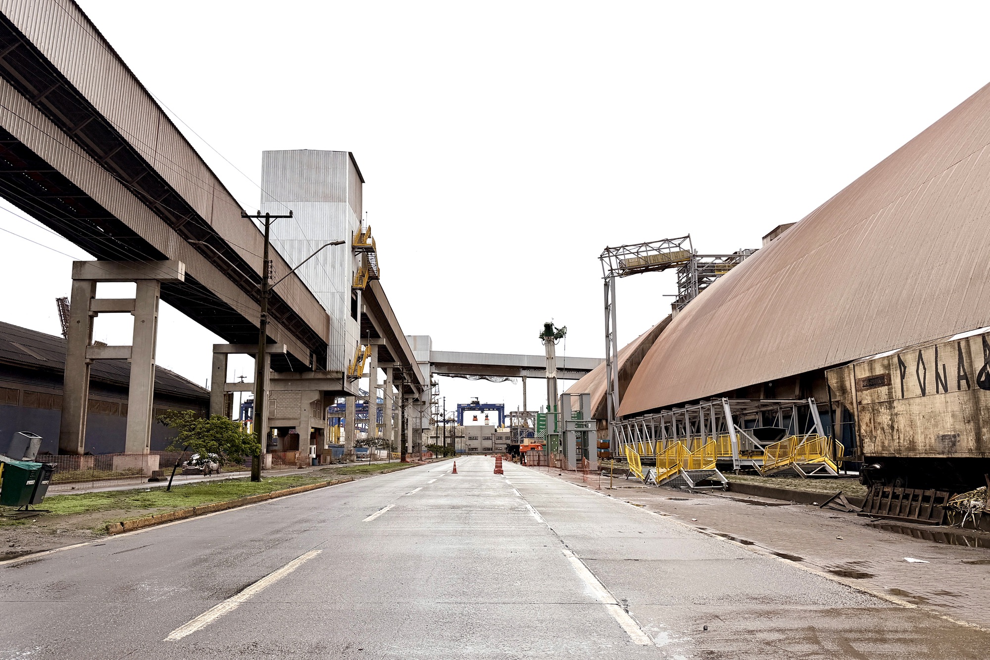 Primeira interligação do Moegão com terminal privado será feita neste domingo