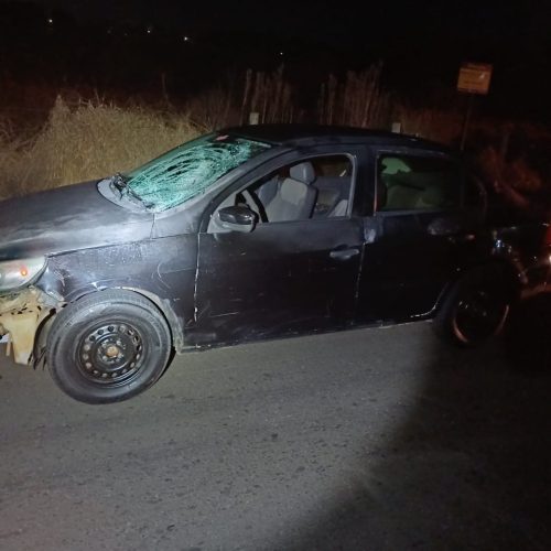 Pedestre fica ferido em acidente na BR-376, em Ponta Grossa