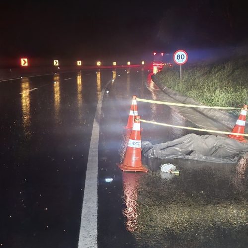 Pedestre morre após atropelamento na PR-151