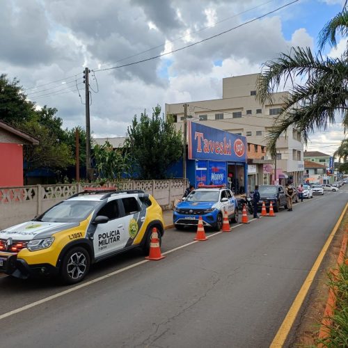 Fiscalização integrada vistoria comércios de Carambeí