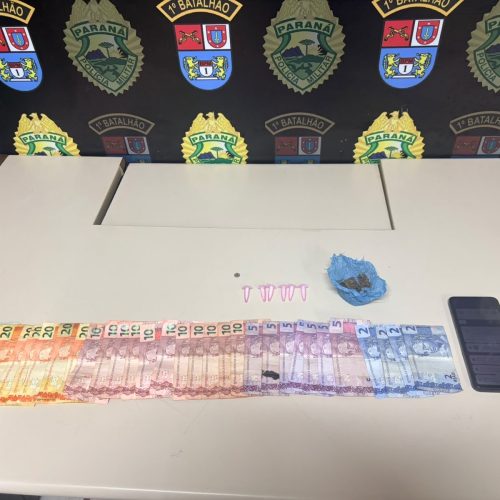 Polícia Militar prende suspeito por tráfico de drogas na região