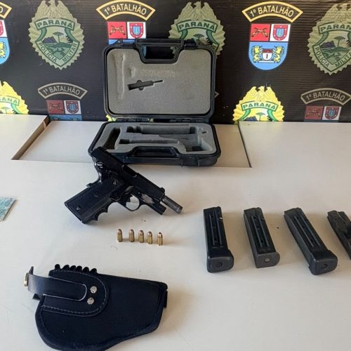 Denúncia de violência doméstica leva à apreensão de arma de fogo na região
