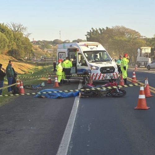 Colisão entre moto e bicicleta termina em tragédia na região