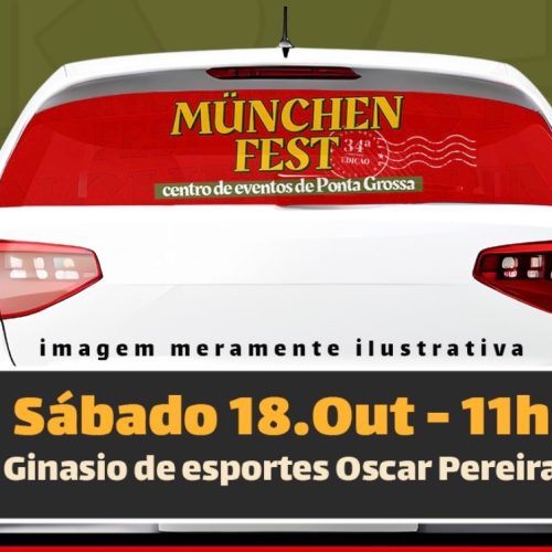 ‘Adesivaço’ vai garantir ingressos gratuitos para a 34ª Münchenfest em Ponta Grossa