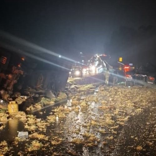 Caminhoneiro morre em grave acidente na PR-151