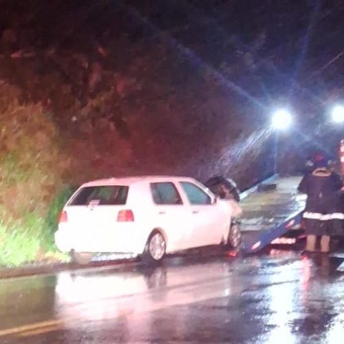 Colisão frontal entre caminhão e carro deixa um ferido na região