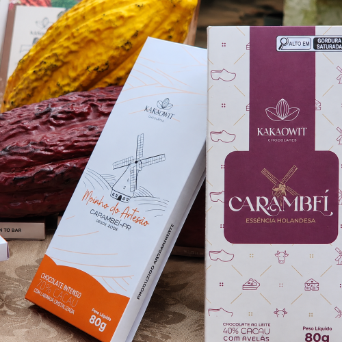 KakaoWit lança novas embalagens em parceria com artesãos e turismo de Carambeí