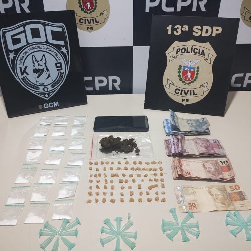 Foragida da Justiça é presa com drogas durante ação&nbsp;policial