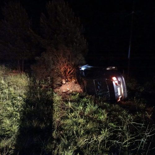 Veículo com alerta de furto é encontrado após acidente na PR-151&nbsp;