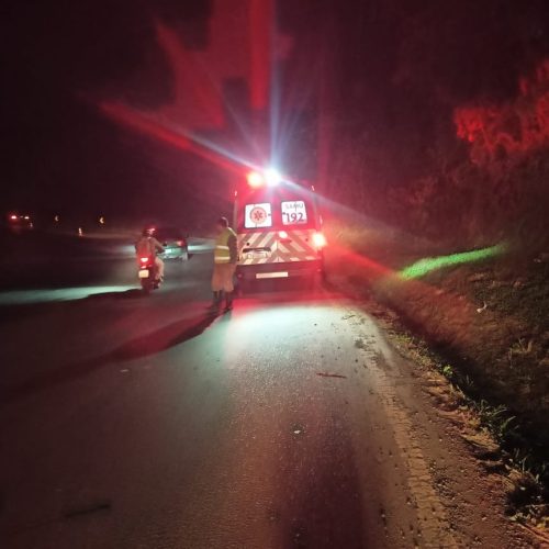 Queda de motocicleta deixa dois feridos na&nbsp;região