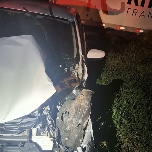 Colisão deixa idoso ferido na PR-151