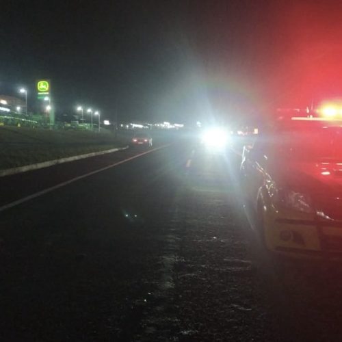 Homem fica gravemente ferido após atropelamento na rodovia entre Ponta Grossa e Carambeí