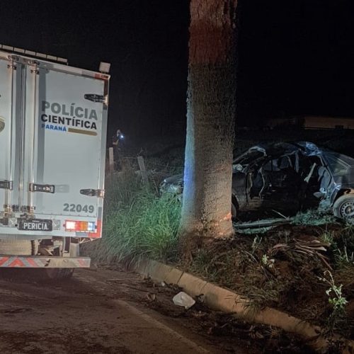 Acidente termina em morte na estrada do Catanduvas, em Carambeí