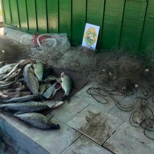 Polícia Ambiental prende dupla por pesca predatória na região