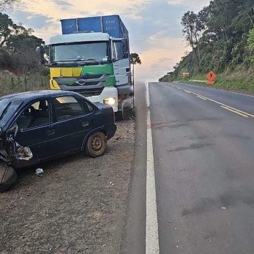 Acidente em rodovia da região  deixa jovem ferido