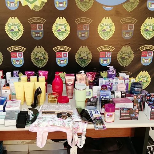 Polícia Militar recupera cerca de R$ 4 mil em mercadorias furtadas na região