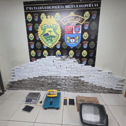 PM apreende quase 200 kg de drogas em grande operação contra o tráfico na região