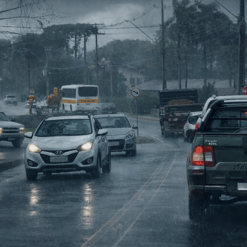 Tempestades com altos volumes de chuva atingem o Paraná no fim de semana, prevê o Simepar
