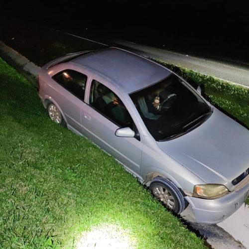 Motorista é preso por embriaguez ao volante após sair da pista na PR-151