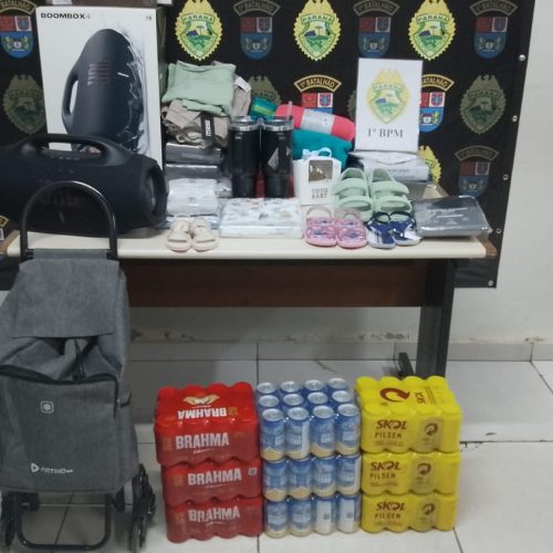 Três pessoas são detidas por furto em loja na região