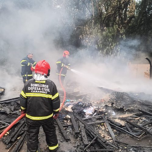 PM confirma: incêndio em Carambeí foi criminoso