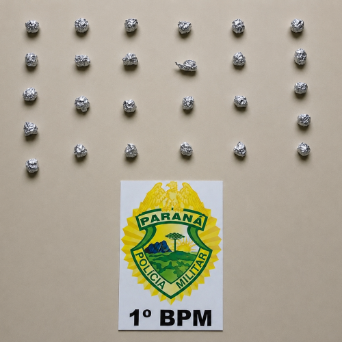 Adolescente é apreendido com 26 pedras de crack em Carambeí