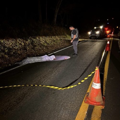 Pedestre morre atropelado em rodovia da região