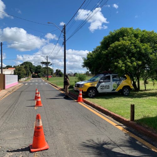 Reforço policial atua nos bairros de Carambeí