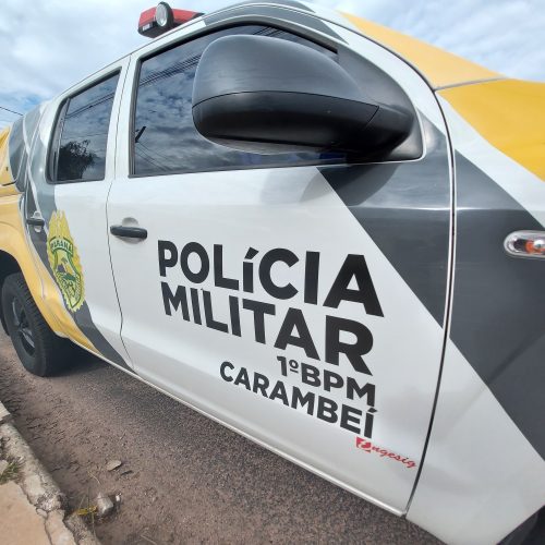 Homem é preso por violência doméstica no bairro Boqueirão, em Carambeí