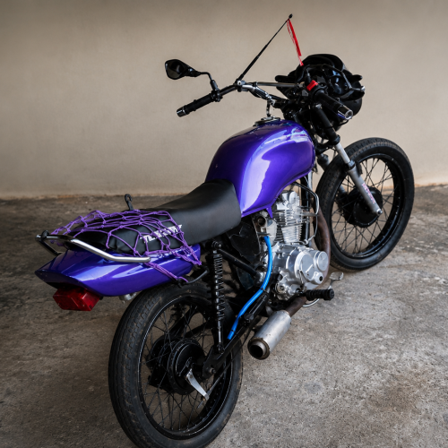 PM apreende motocicleta com sinais identificadores adulterados em Carambeí