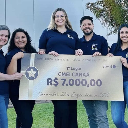 CMEI Canaã conquista o 1º lugar na categoria Educação Infantil no Desfile Cívico de Carambeí