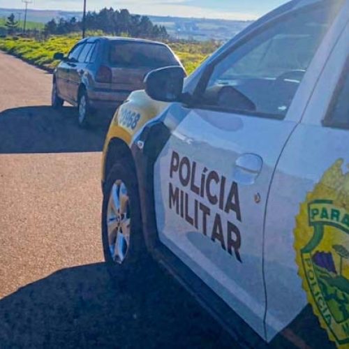 Polícia recupera veículo roubado na PR 151 em Carambeí