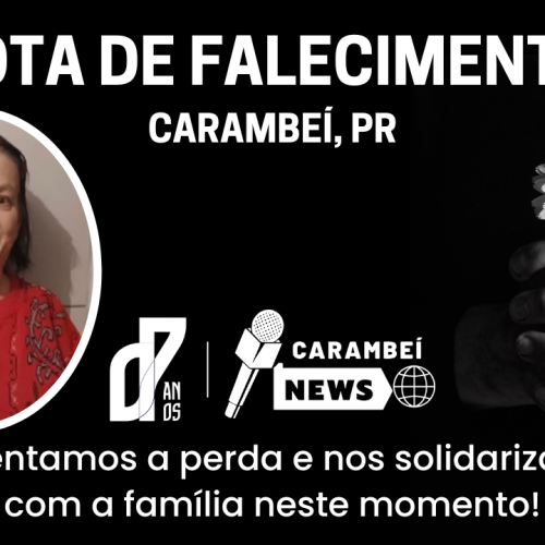 Nota de falecimento – 71 anos | 16/07/2026