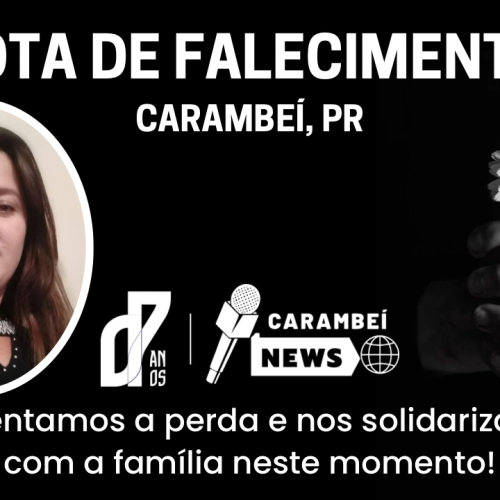 Nota de falecimento – 46 anos | 26/06/2026