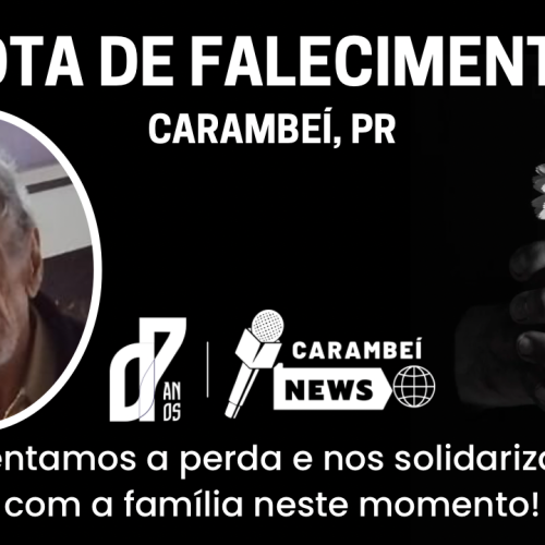 Nota de falecimento – 85 anos | 28/06/2026